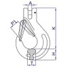 Clevis Hook GK8 WLL 2000 kg 8 mm Lashing Chain