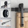 SMARTSTANDARD 5.5ft Barn Door Hardware kit, Barn Door Track, Sliding