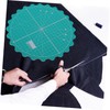 LALAFINA 1Pc Self Healing Rotary Cutting Mat Durable Round Turntable