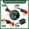 Chapou SPT-2 50 ft 18/2 Electrical Wire with 6 Plugs,