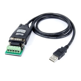 COMMFRONT USB to 2-Wire RS485 Adapter, FTDI Chipset, Built-in 120-Ohm Terminator, Supports All Major Windows, Mac, and Linux