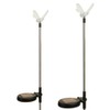 (2 Pack) Solar Color Changing Outdoor Garden Pathway Stake LED
