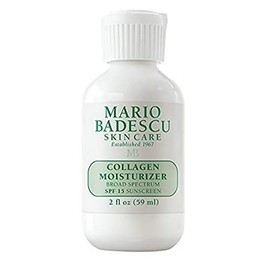 Mario Badescu Hidratante facial de colágeno para mujeres y hombres con SPF 15 para piel mixta y sensible, crema facial hidratante diurna con colágeno 