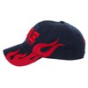 First in Last Out Fire Rescue Flames Baseball Cap with