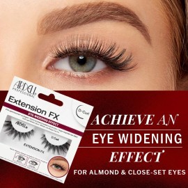 Ardell Extension FX D Curl False Eyelashes 4 Pack for Almond Shaped Eyes