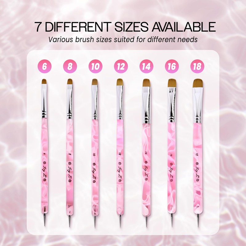 Ivy L Premium 2 Way French Gel Acrylic Nail Art