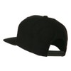 e4Hats.com Jewish Star Embroidered Prostyle Snapback Cap - Black OSFM