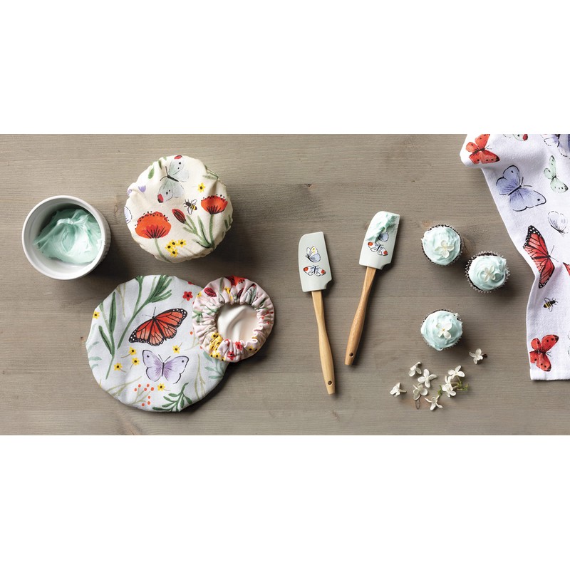 Now Designs Morning Meadow Save It Reusable Cotton Mini Bowl