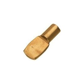 SUKI HARDWARE 16 7 mm Electro Brass Shelf Support Spade Peg Pin Stud
