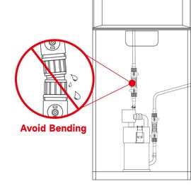 LANDEN Double Tab Connector for Aquarium, Canister Filter Hose Connector, Fish Tank Water Flow Control, Quick Release Valve,