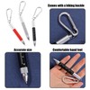 HDGSAFD 3 Multifunction Tool Pens, 2 Carabiner Hooks, Ruler Pen,