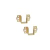 LIKERAINY Centre Support Bed Hinge Rail Brackets Timber Joist Hanger