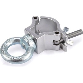 Riggatec Half Clamp - Half Coupler Small Silver with Eyelet up to 75 kg (32-35 mm)