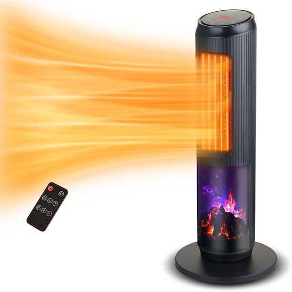 Electric Space Heater for Large Room 27" Ceramic Tower Space