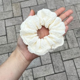 3Pcs Hair Scrunchies, Scrunchies for Women, Retro Solid color Ponytail Holders, Elastic Hair Ties for Women & Girls