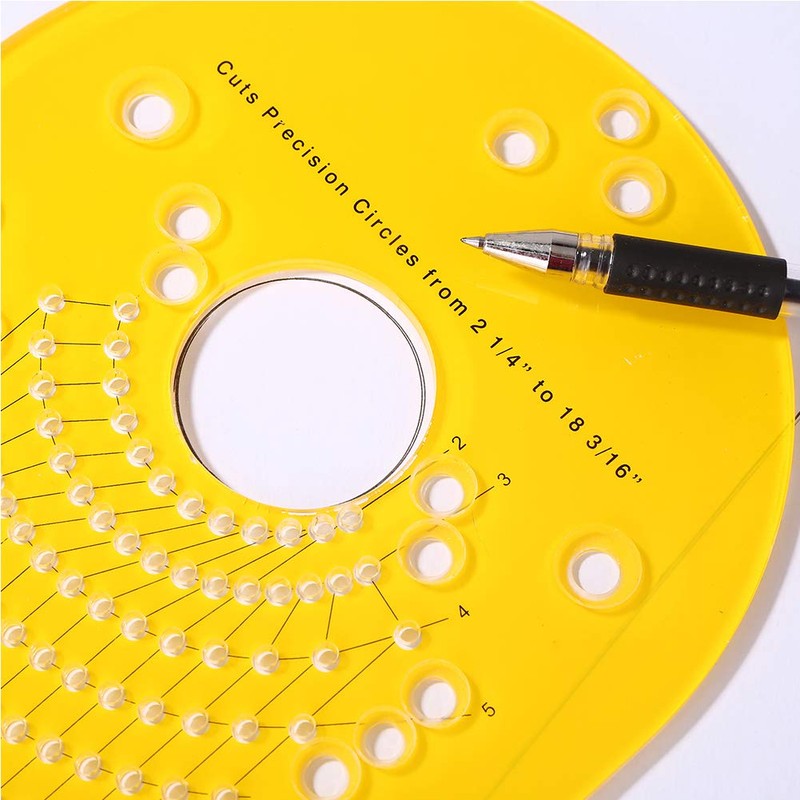 KASCLINO Circle Cutting Jig for Plunge Router, High Accuracy Groove