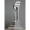 Ruins Columns Corinthian Ancient Greece Cast Marble Statue Sculpture