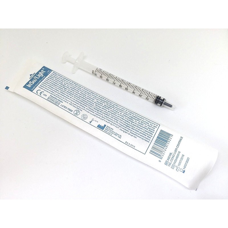 20 x 1ml Syringe Sterile Rays CE marked