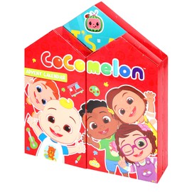 CoComelon Advent Calendar Art & Crafts Accessories Filled with Exciting Gifts Christmas Countdown Fun Kids Festive Gift Set