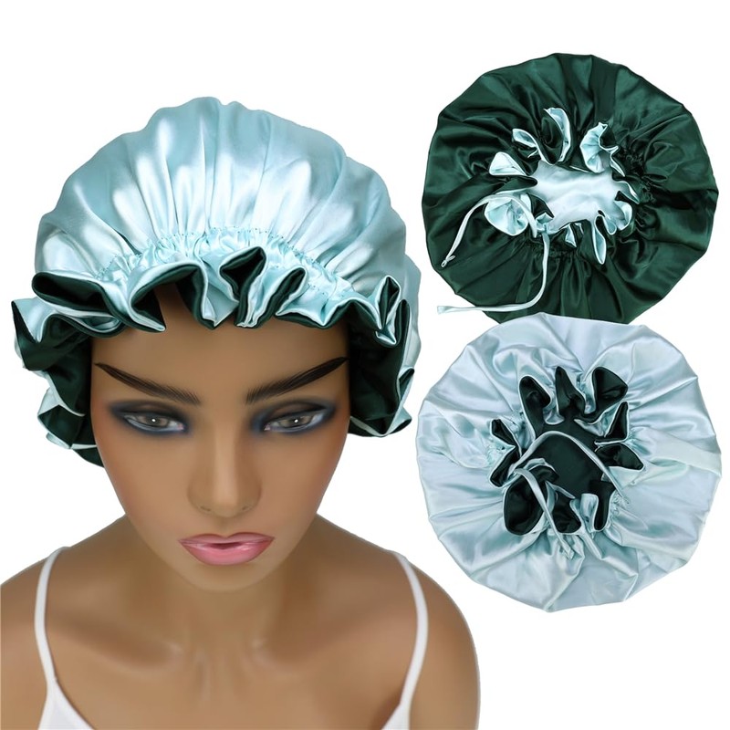 Gebelle Baby Silk Satin Bonnet Hair Care Cap Hat for