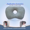 Ear Piercing Hole Pillows Side Sleeper Pillow with an Ear