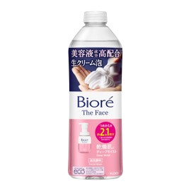 Bioré The Face Foam Facial Cleanser, Deep Moist Refill, 340ml (Approx. 2.1 Uses) [Foam Facial Cleanser] [Frictionless] [Moisturizing Ingredients] [Prevents Dryness]