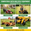11x4.00-5 Lawn Mower Tires Flat Free, 2 Pack 11x4-5 Solid
