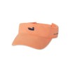 Southern Marsh Visor, Tangerine with Navy, 0