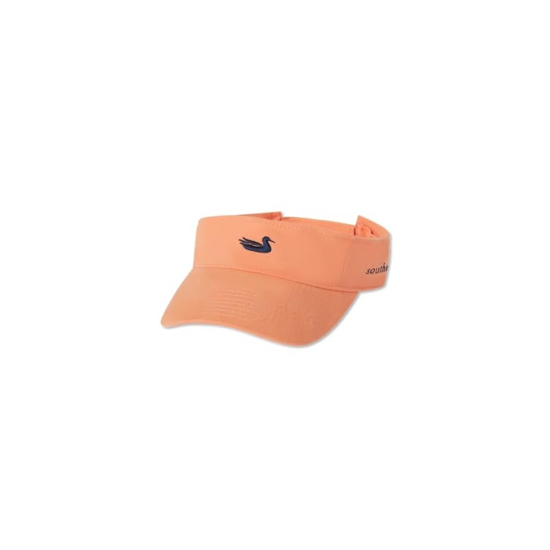 Southern Marsh Visor, Tangerine with Navy, 0