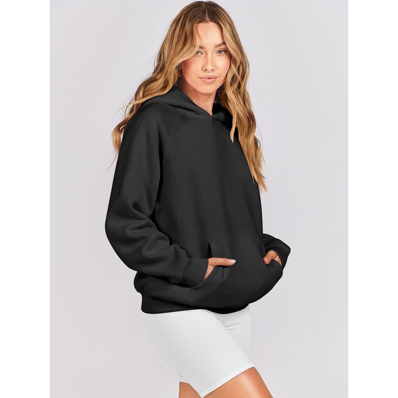 ANRABESS Women Hoodies Oversized Fleece Long Sleeve Comfy Casual Basic