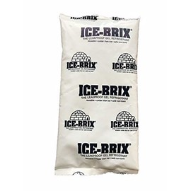 Ice-Brix Reusable Leakproof NonToxic Ice Pack 3oz Gel 5" x 2 3/4" x 3/4" (Qty95)