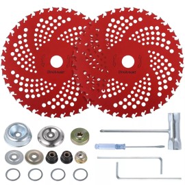 Dewalt, For Husqvarna, For Weed Eater, Forester, Hitachi, For EGO 2 Pack-9"x 36 Teeth Carbide Tipped Blade kit for Brush Cutter Trimmer Weed Eater