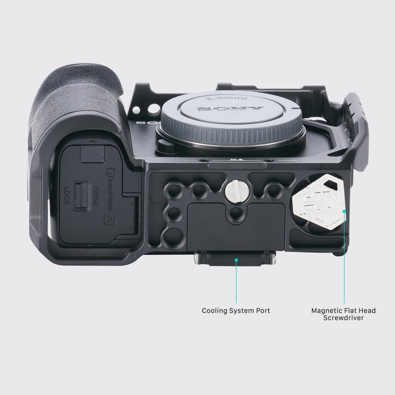 Tilta ZV-E1 Cage,Half Camera Cage Compatible with Sony ZV-E1 High