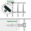 EMSea 30Pcs Chicken Wire T-Clip Kit, with Screw Anchor for