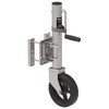 TOWKING 8" Spoke Wheel Trailer Jack, 10" Vertical Movement, 1500