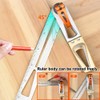 Woodworking Scriber Ruler Heavy Duty T-Shape Multi-Angle Scribing Tool Stainless
