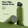40 oz Insulated Water Bottle for Camping: 3 Lids, Leakproof,
