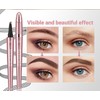Magic Eyebrow Pencil with 4 Micro Fork Tips, Durable Waterproof