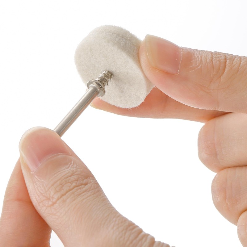 Hedume Set of 258 Felt Polishing Buffing Wheel, Wool Felt