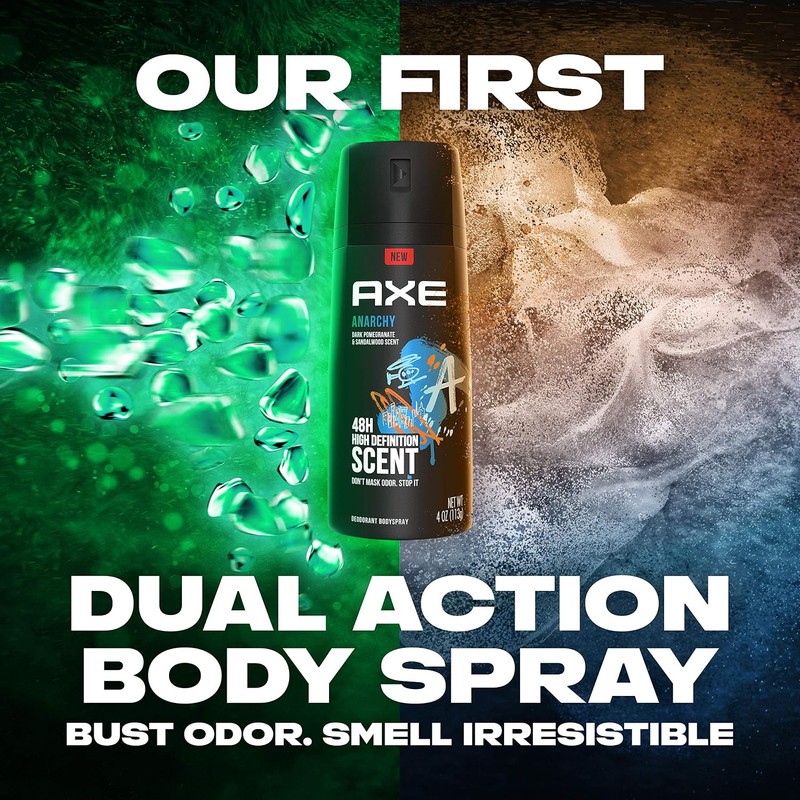 AXE Body Spray Deodorant for Men Anarchy for Long Lasting