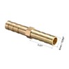 sourcing map Brass Hose Connection Straight Hose Connector for Air,