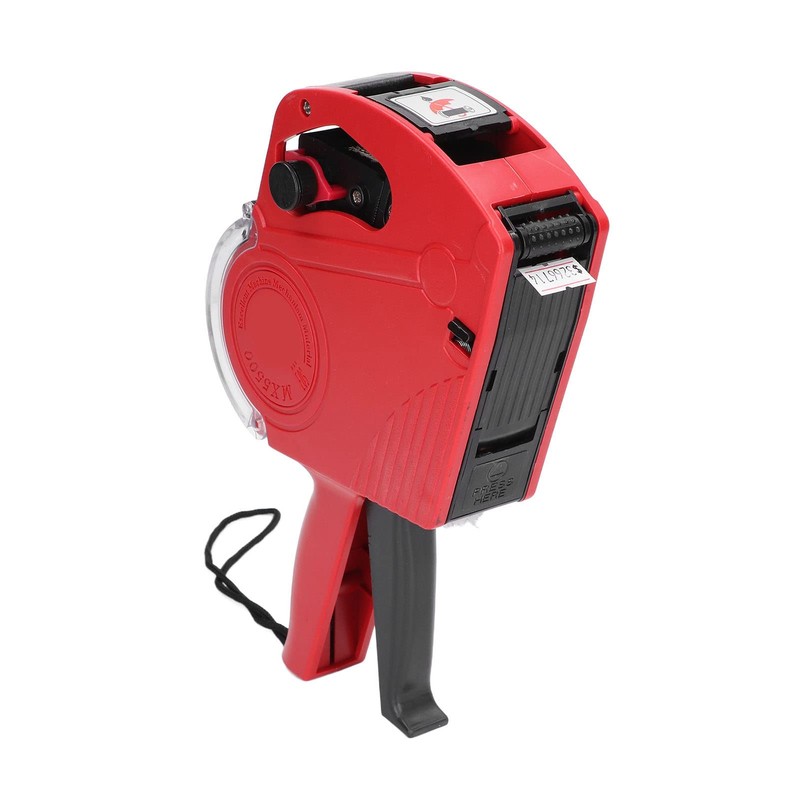 Manual Labelling Machine, Red 8-Digit Price Gun Kit, Manual Labelling
