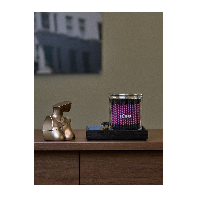 Teto Striped Midnight Object Pure Cotton Swab / 테토 스트라이프