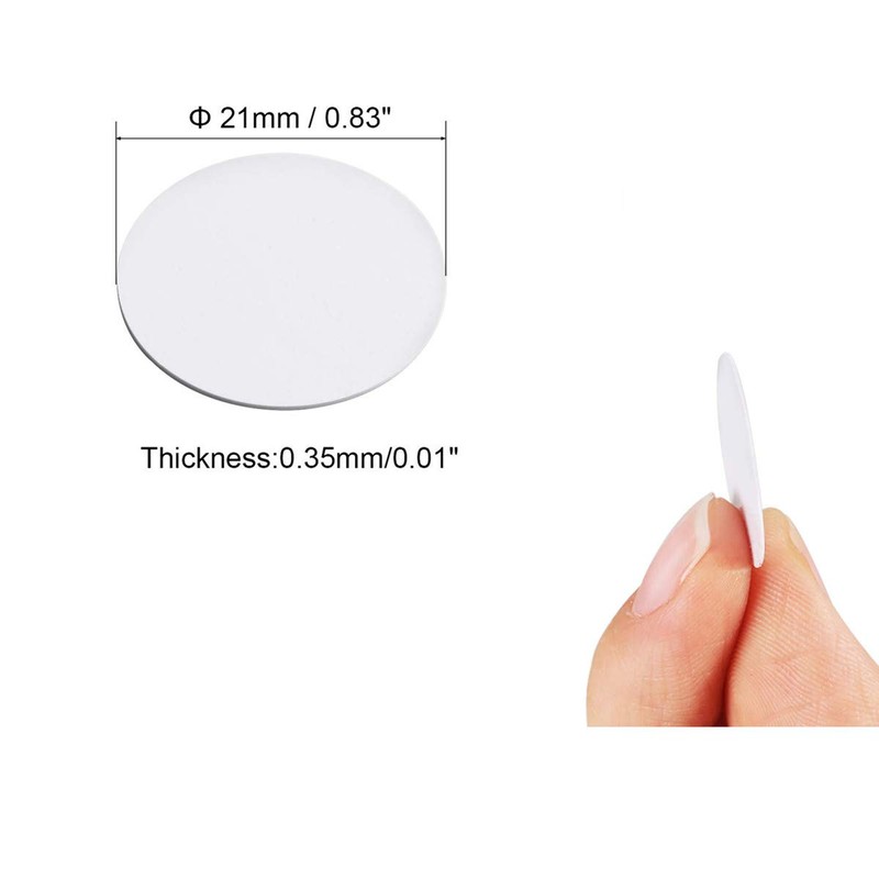 HFBlins 4 Sheets Screw Hole Covers Stickers, PVC Material Self