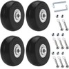 4pcs Suitcase Replacement Wheels,50mmx18mm Luggage Replacement Wheels,Luggage Suitcase Wheels Replacement