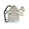 Aeroflow AF64-2028C Billet Fuel Pump Block Off Plate Chrome Suits