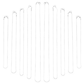 SHINEOFI 10pcs Snake Chain Necklace Sterling Silver Sterling Silver Necklaces Jewellery Making Chain Mm Thick Necklace Chain Necklaces Snake Chain Necklace 20 Inch Accessories Bulk