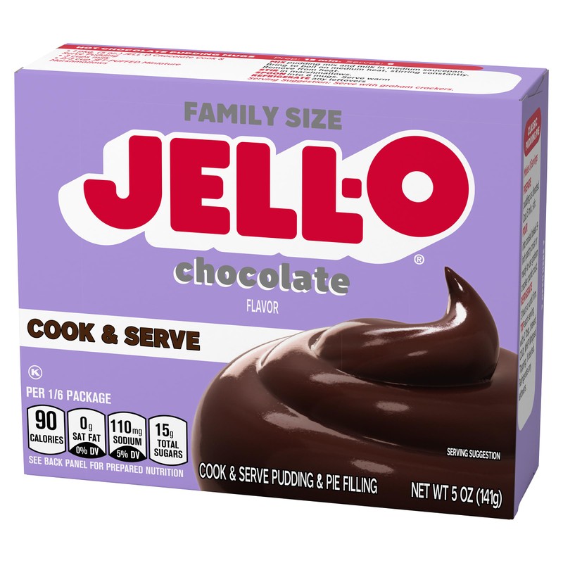 JELLO Chcoclate Pie Filling Mix (5oz Boxes, Pack of 6)