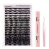 MOTIBACK 400pcs 40D lash extension set (Pink)
