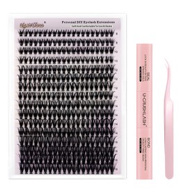 MOTIBACK 400pcs 40D lash extension set (Pink)